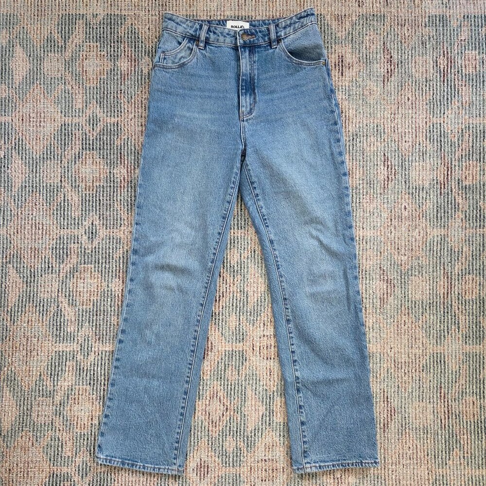 ROLLA'S Original High Rise Straight Jeans, size 28